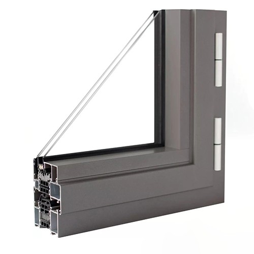 窓とドア用のサーマル フィル &amp; デブリッジ アルミニウム プロファイル

