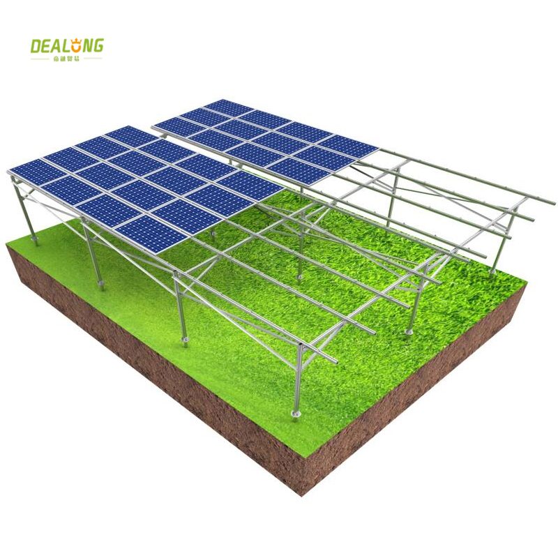 太陽光発電ファーム 農地用ソーラー接地取付システム
