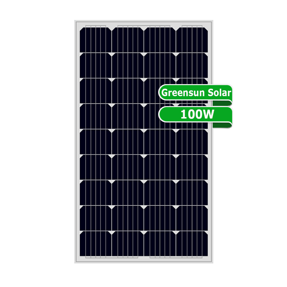 小さい太陽電池パネル 5W 10W 20W 30W 50W 60W 80W 単結晶 PV モジュール 12V 24V 36Cells
