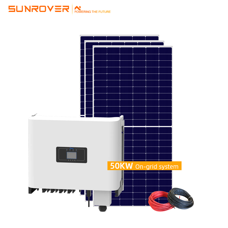 格子太陽光発電システムの容易な取付け 50KW
