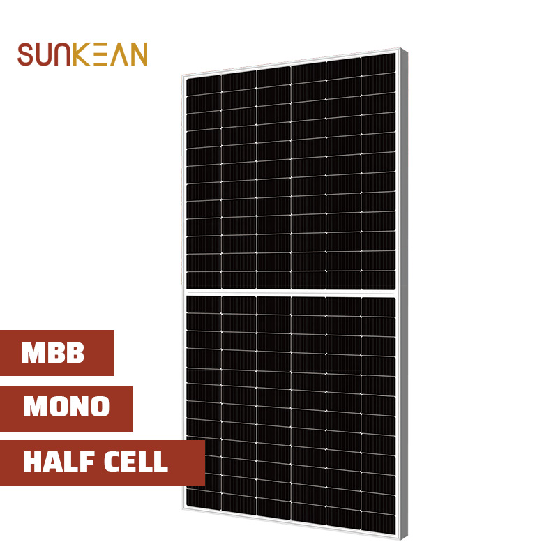 ハーフ カット 550W 太陽電池パネル MBB Perc 144Cells 182mm セル サイズ PV 単結晶モジュール
