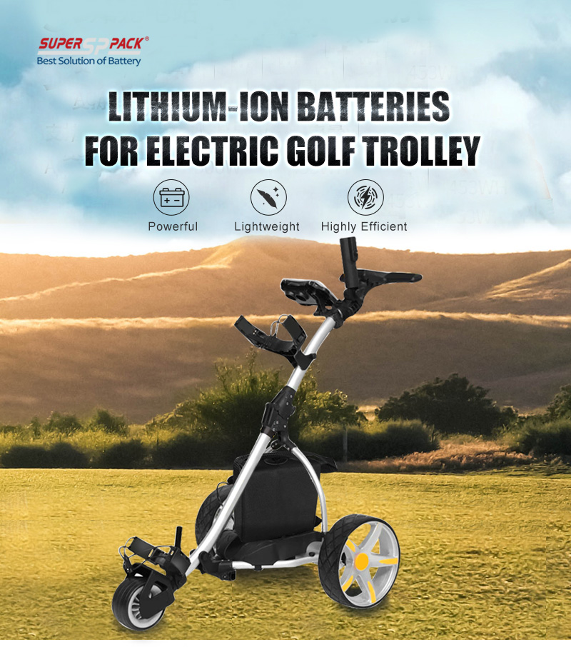 電動ゴルフトロリー用12Vリチウムイオン電池