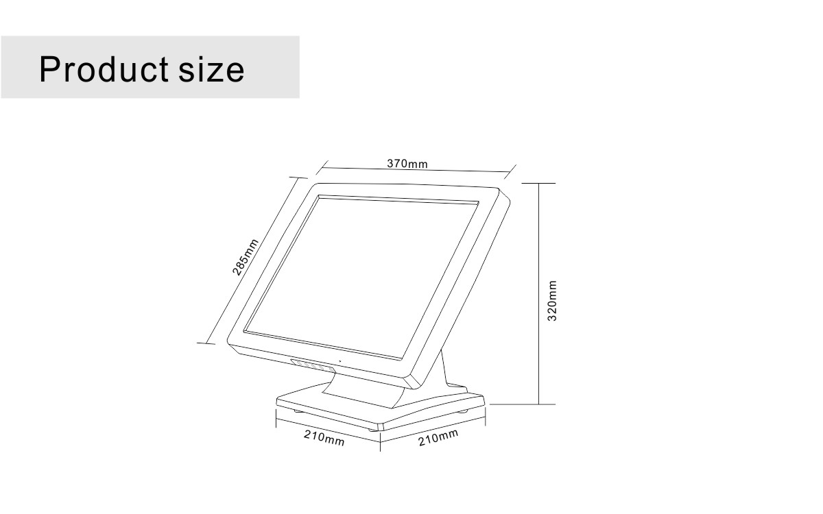 POS用タッチLCD