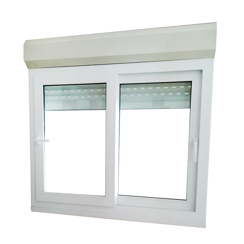 ローラーブラインドポリ塩化ビニールの窓およびドアが付いているポリ塩化ビニールの引き窓
