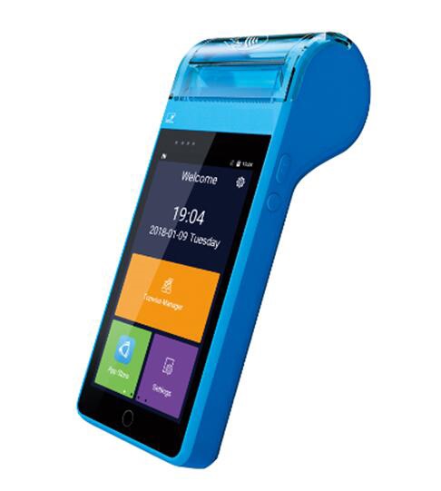 PSAM を使用した 4G マイクロファイナンス Android NFC バーコード スキャニング MPOS
