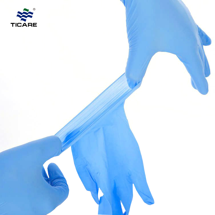 安全のための医療用使い捨て滅菌ニトリル手袋
