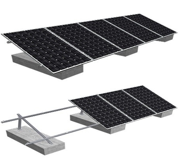 角度調整可能な屋上ソーラーマウントシステム III
