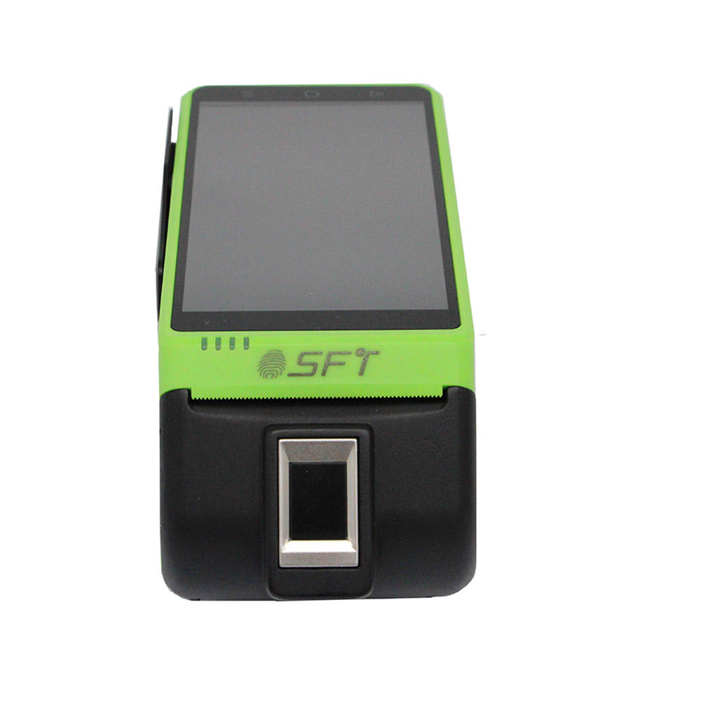 4G EMV PCI SFT FBI ハンドヘルド バイオメトリック指紋 Android eSim MPOS ターミナル
