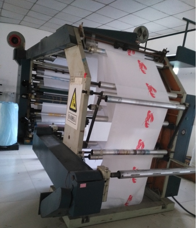 ペーパーベッドロール印刷機