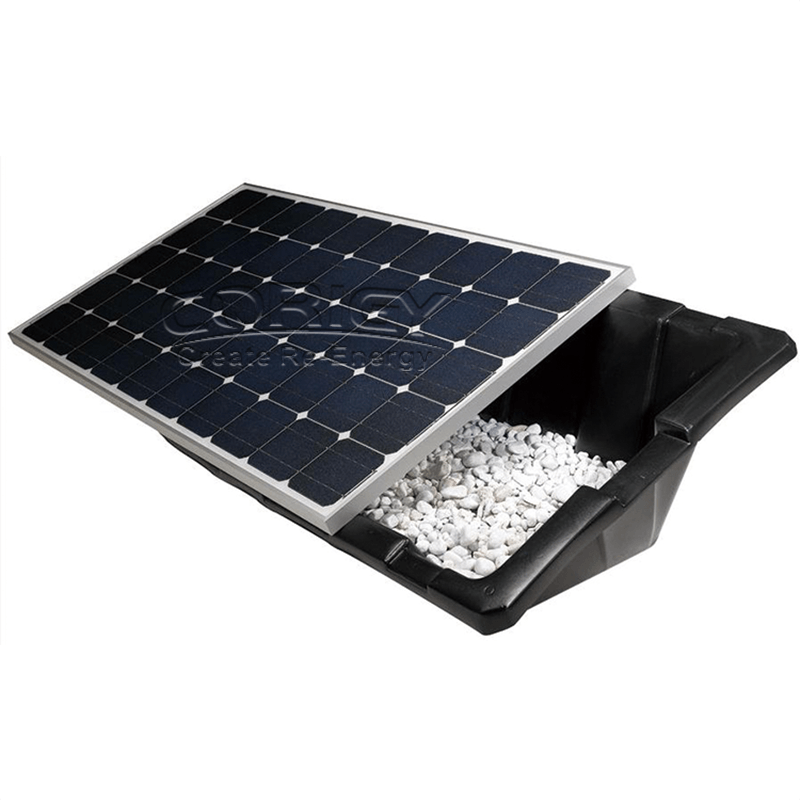 ソーラーパネル用のプラスチックバラストルーフマウントシステム
