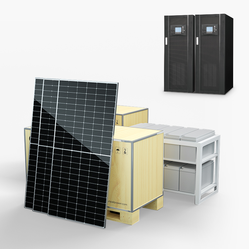 商業のための格子太陽電池パネルの電気システムを離れて

