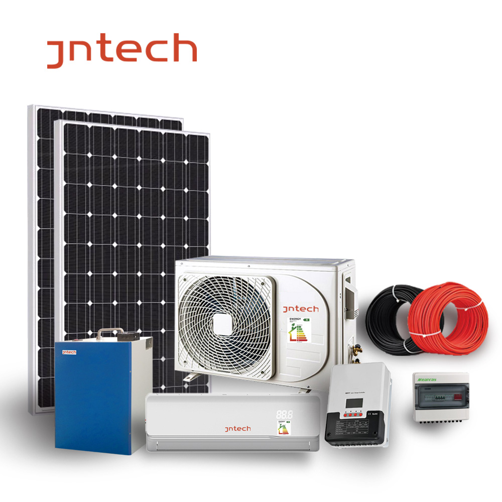 JNTECH ハイブリッド太陽光発電 AC+DC 簡単設置 ソーラーエアコン
