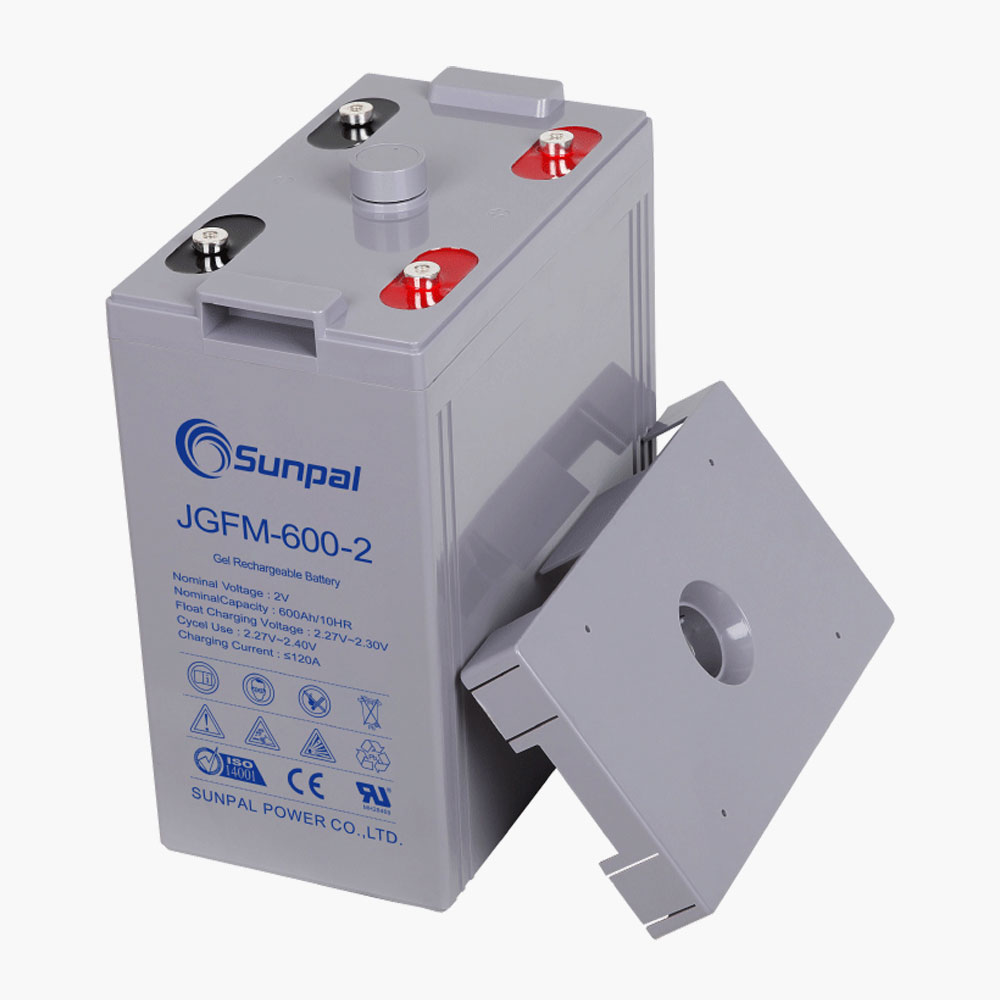 Sunpal 2V 600Ah Agm Vrla ディープ サイクル充電式バッテリー エネルギー貯蔵システム

