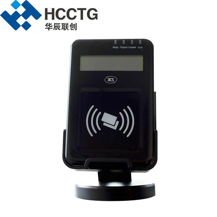 Visual Vantage USB スマート カード NFC リーダー、LCD ディスプレイ付き
