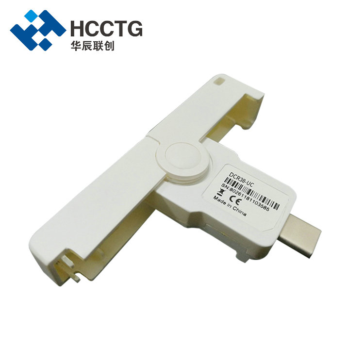 リバーシブル USB タイプ C コネクタ コンタクト スマート カード リーダー DCR38-UC
