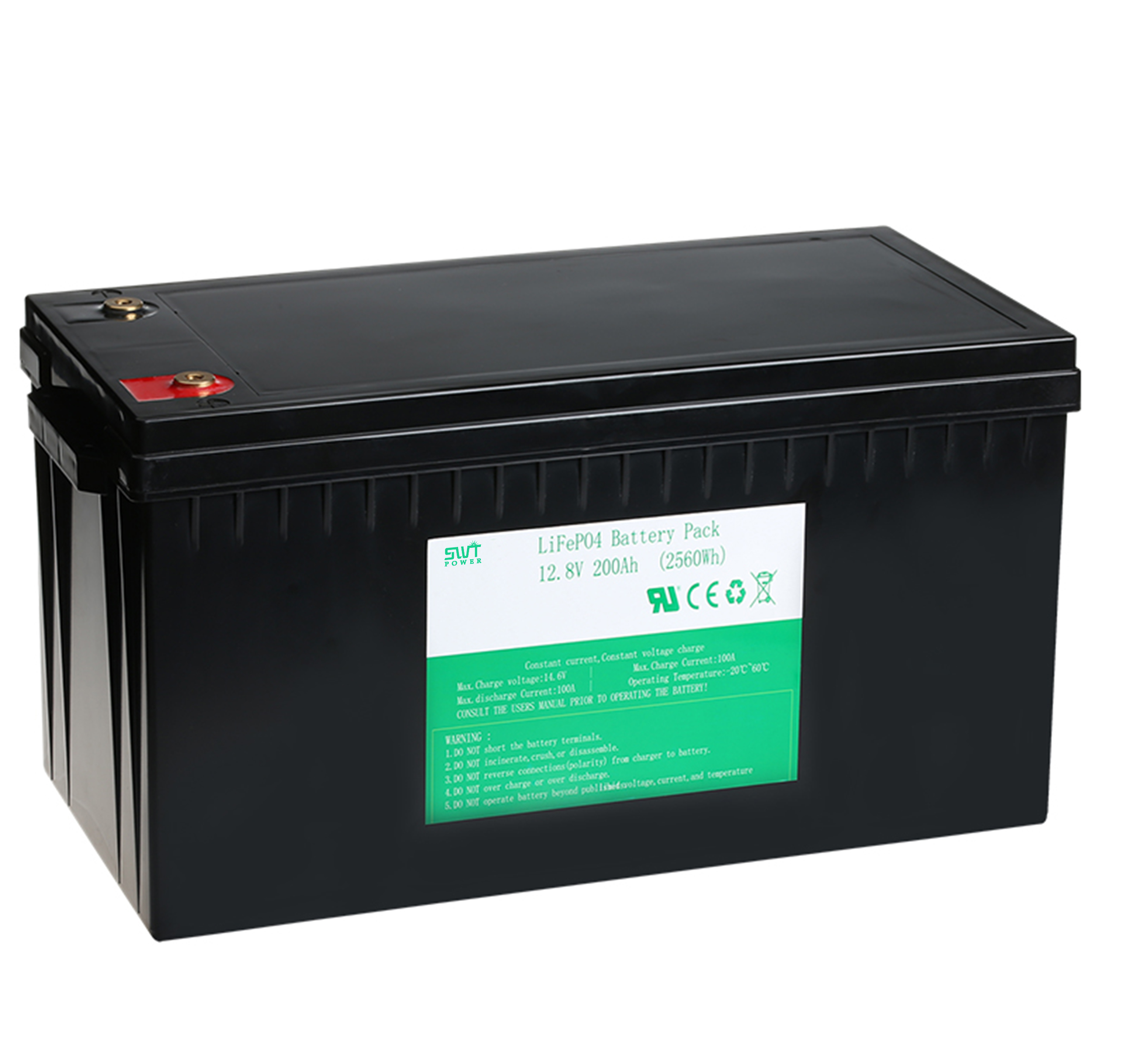 Deep Cylce LiFePO4 Battery 12V 100AH リチウム鉄蓄電池システム
