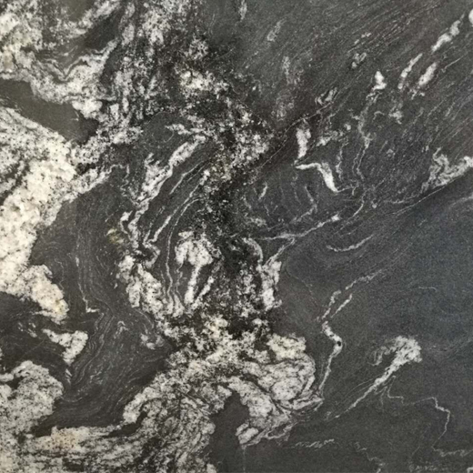ロイヤル バレエ採掘されたばかりの黒と白の天然花崗岩のキッチン テーブル ストーン スラブ

