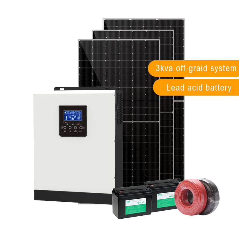 3KW オフグリッド システム ソーラー ハイブリッド DIY ソーラー キット 太陽光発電システム 太陽エネルギー
