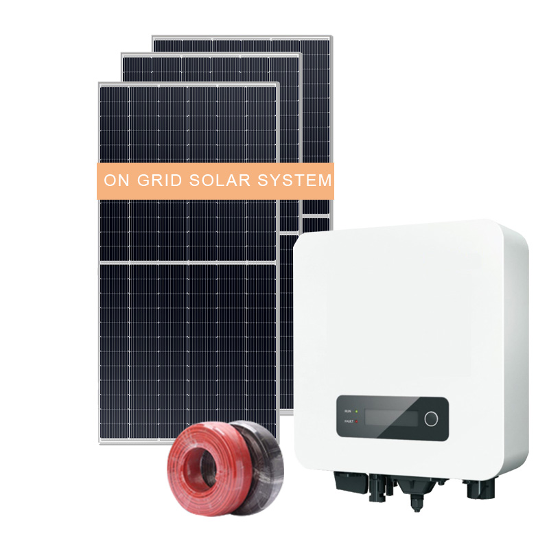 グリッド 3KW-6kw ソーラー システムの家庭での使用
