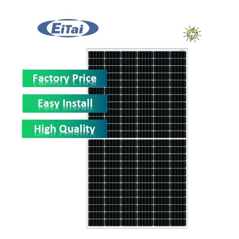 EITAI 455W ソーラー パネル PV 144 セル ハーフ カット モノ モジュールの価格
