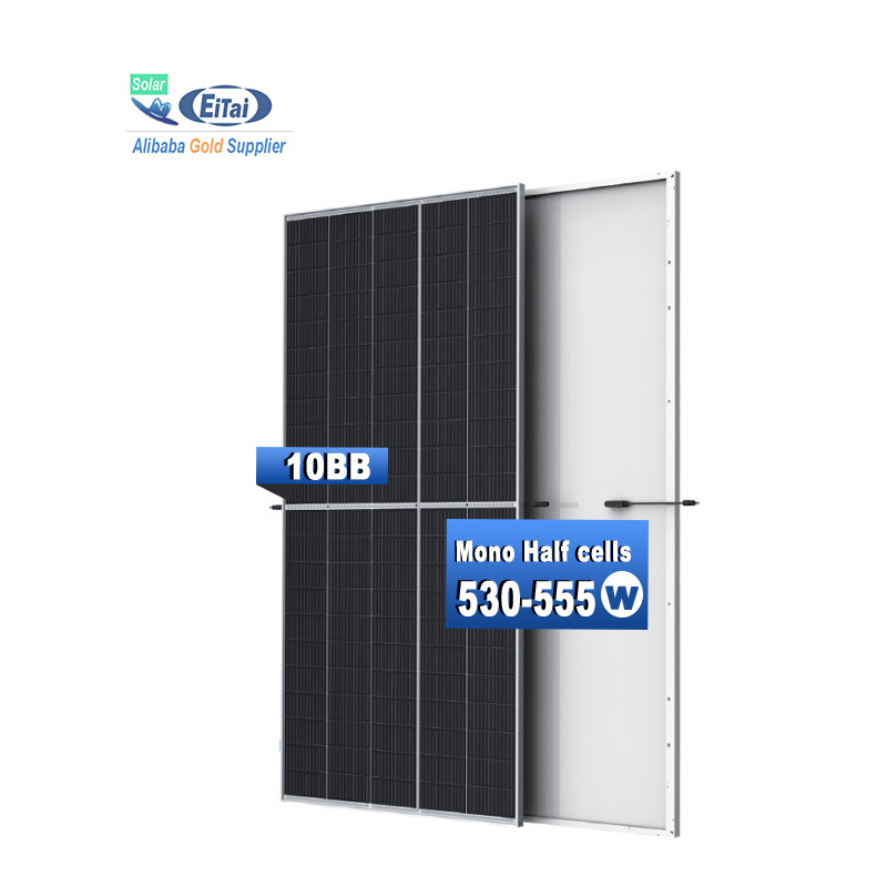 EITAI Solar Energy 11BBパネル 550W 555W 540W 530W ハーフセルソーラー ハーフカットサンパワーソーラーパネル
