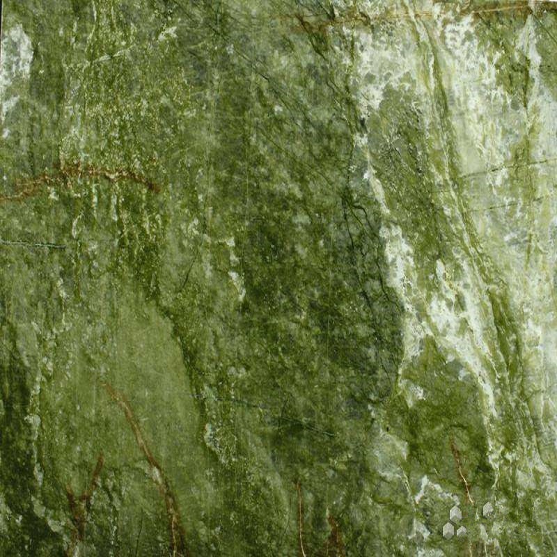 中国ヴェルデ明緑の大理石のタイル

