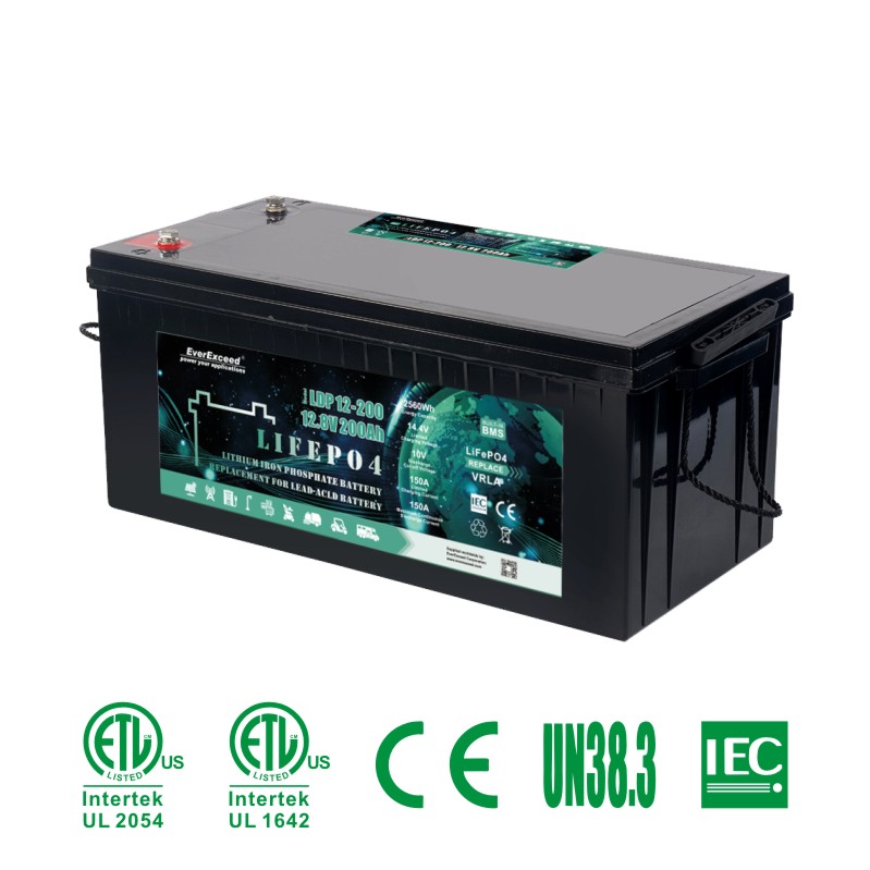 12.8V 200ah リチウム イオン電池の鉛酸の取り替え LiFePO4 電池のパック 32700 電気自動車電池
