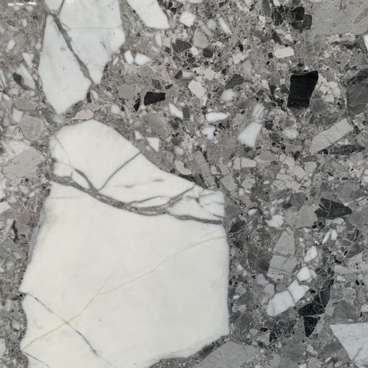 大理石の自然な石造りの大理石のカウンターの自然な石造りの色の灰色の大理石の平板
