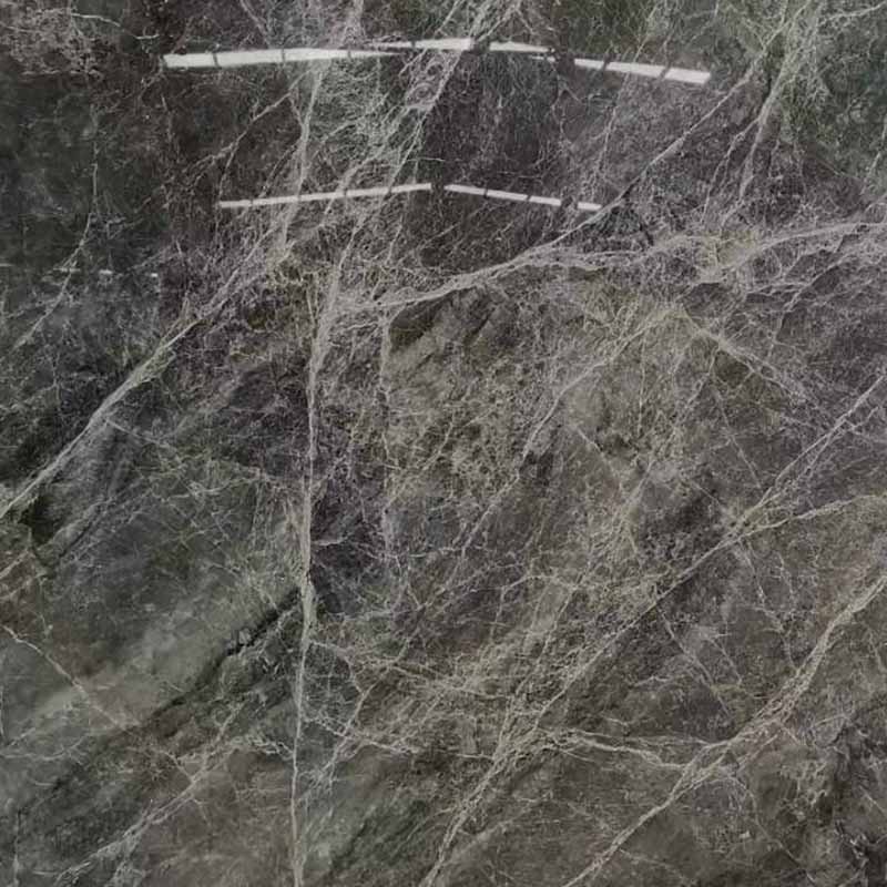 中国のエルメスの灰色の大理石の磨かれた大きい平板
