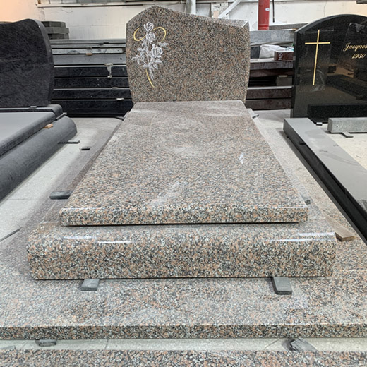 墓石用のベンチ墓石 フラットヘッドストーンのデザイン 大型墓石
