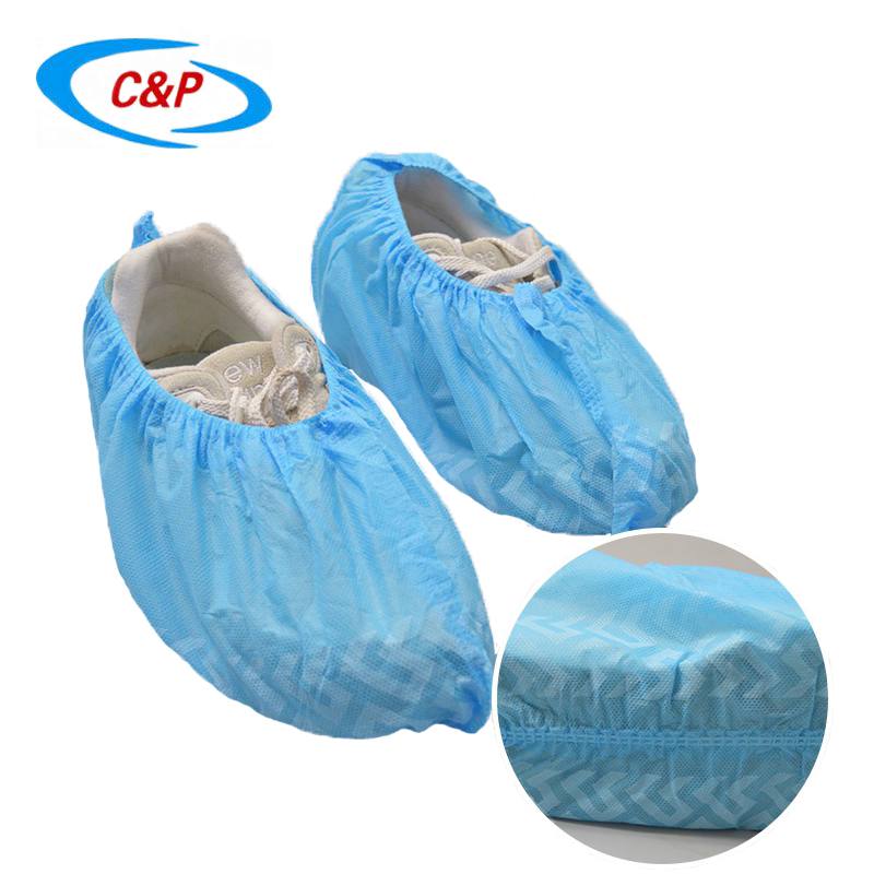 ホスピタルブルー使い捨て不織布保護靴カバー
