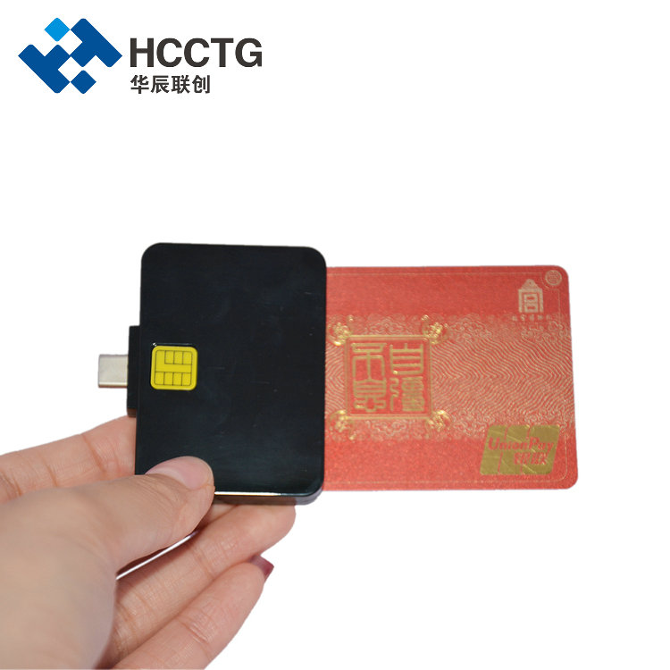 ポケット USB タイプ C スマート カード リーダー CE ROHS 認証 DCR32
