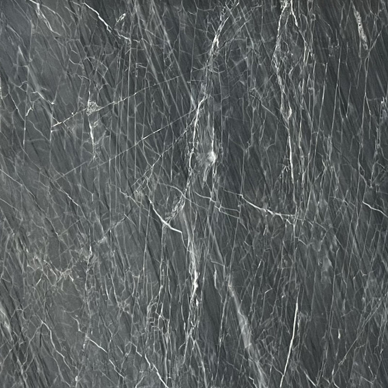 中国の暗い灰色の大理石の灰色の氷の翡翠の磨かれた大きい平板
