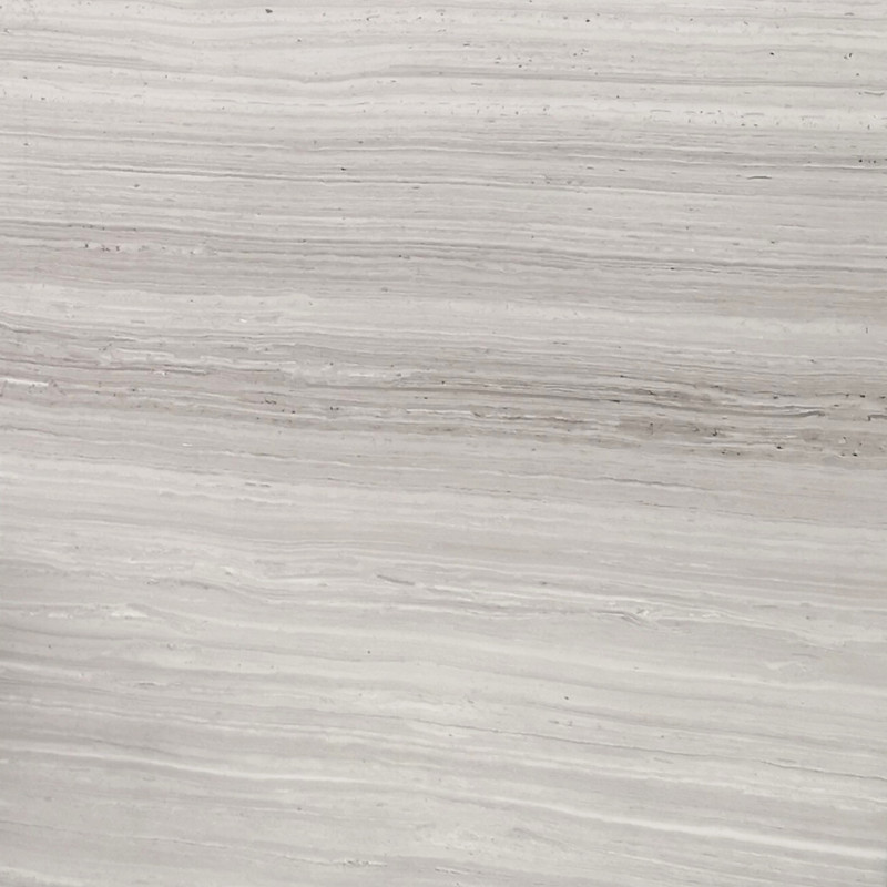 中国の白い木製の静脈の大理石の磨かれた大きい平板の静脈の切口
