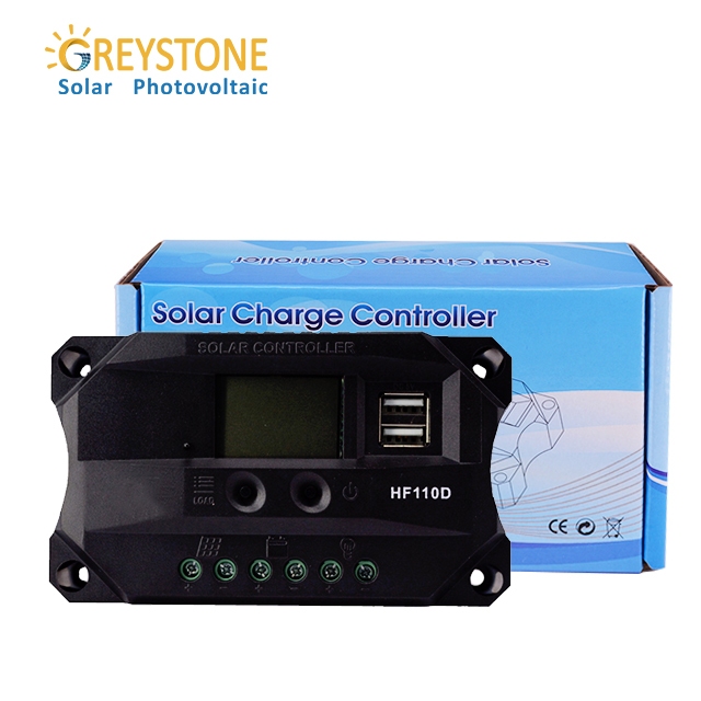 Greystone コンパクト PWM ソーラー充電コントローラー
