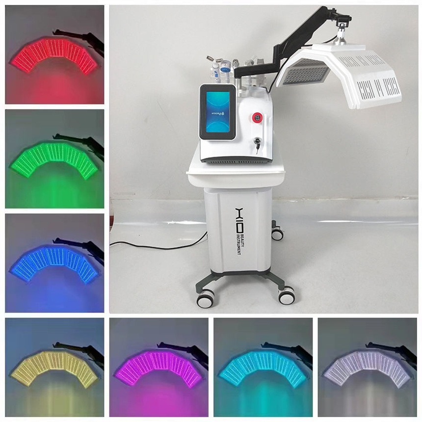 7 色 Led pdt バイオライト療法皮膚の若返りマシン 6 で 1 Rf フェイスリフティング赤外線光療法機器