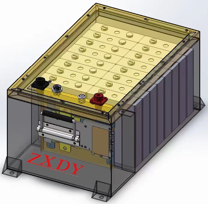 注文のフォークリフト ロボット リチウム電池のリン酸鉄リチウム 48V80AH